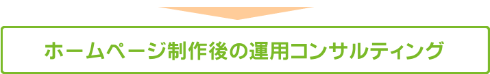 ホームページ制作後の運用コンサルティング